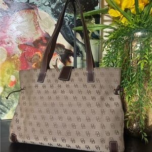 Dooney & Bourke Tan Monogram Handbag